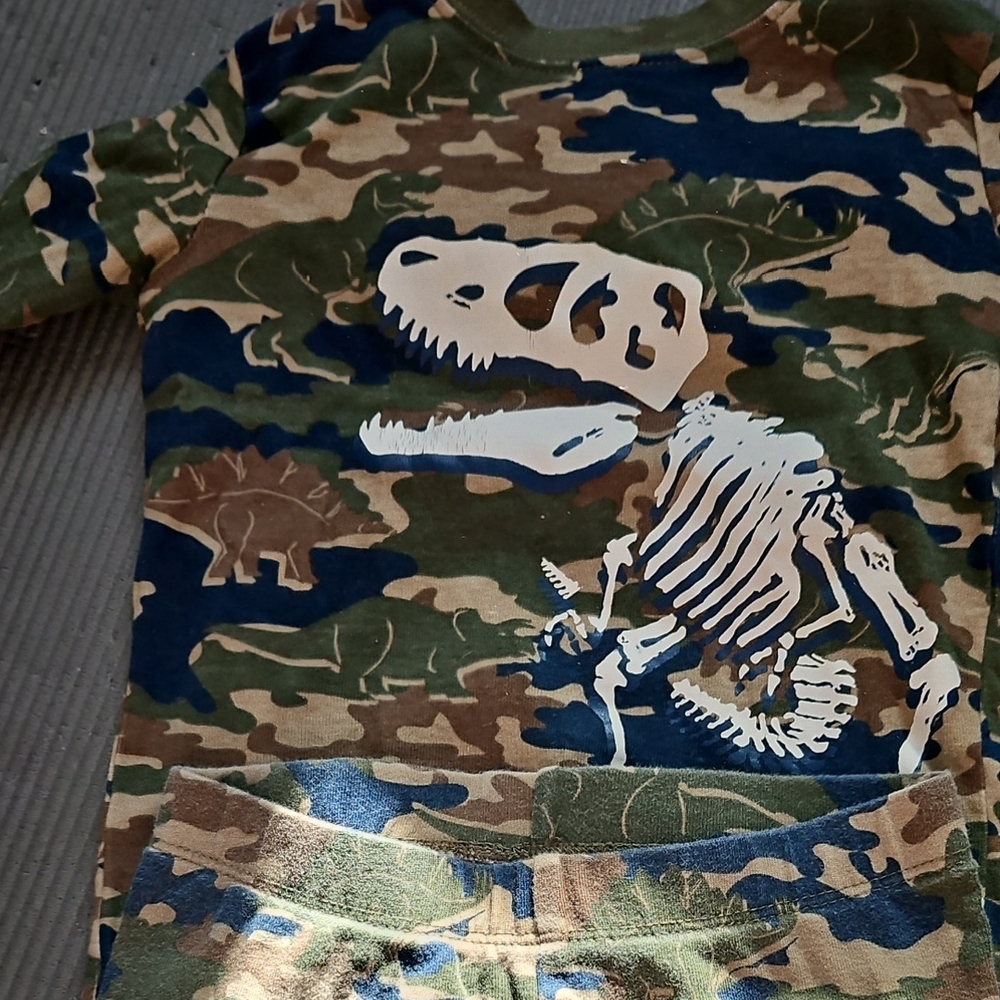 Kids Camouflage Dinosaur One Piece
